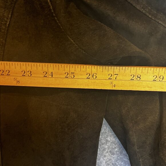 Croft & Barrow Mens Large Jacket Suede Button Front Pockets Casual Shacket - Picture 6 of 11